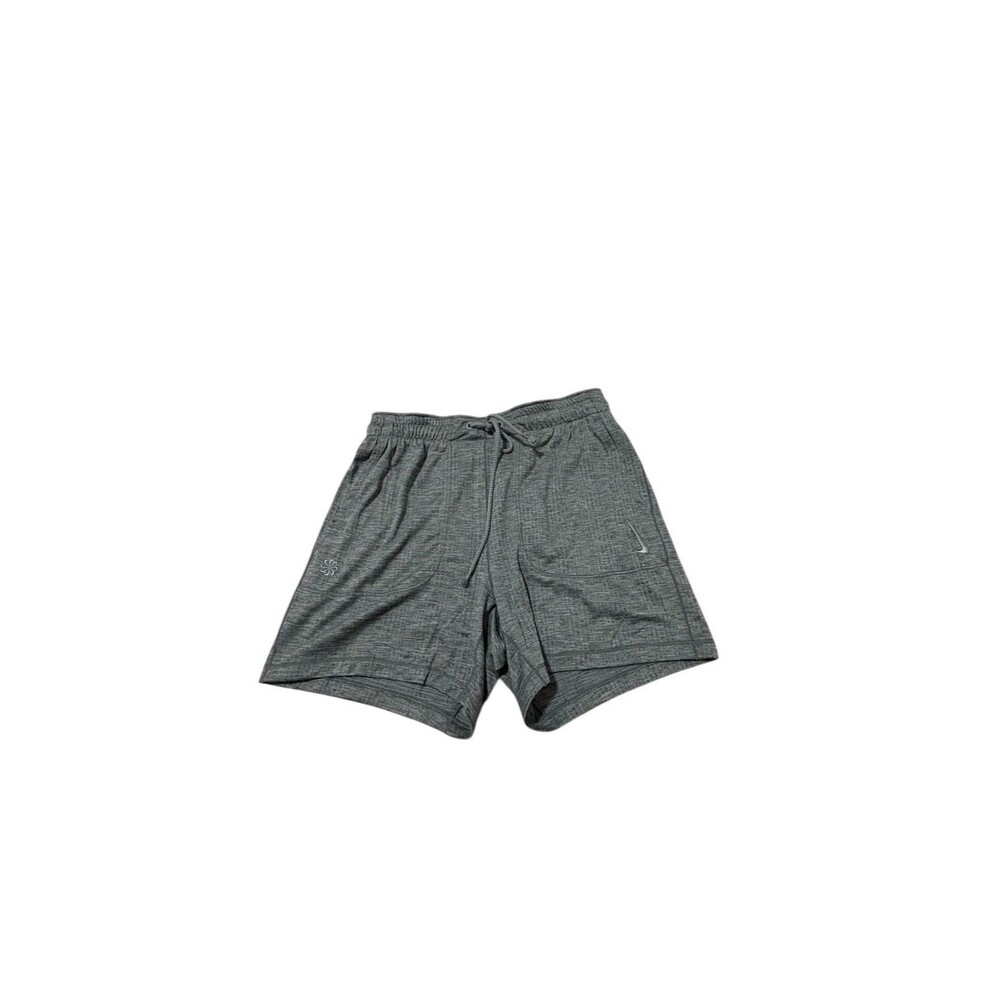Nike Yoga Shorts Size Small Mens Grey Dri Fit 5" Unlined Training NWT